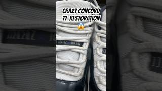 CRAZY CONCORD 11 RESTORATION😱 SavedSoles Concord11 Chicago sneakers restoration [upl. by Sender]