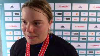 Cupfinal Damen 2016 Interview mit Monika Schmid UHC Dietlikon [upl. by Eedolem]