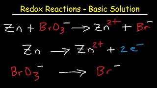 How To Balance Redox Equations In Basic Solution [upl. by Noir]