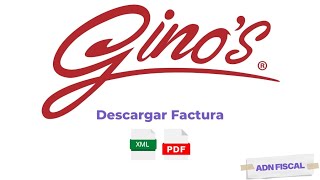 Gino’s Facturación  Como facturar tus tickets de Gino’s [upl. by Nalyd864]