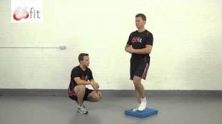 66fit Balance Pad Exercises  Leg Raise by Physiosuppliescom [upl. by Aniretac]