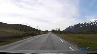 Norway Nature  Driving to Tromso Part 1 [upl. by Adnorhs]