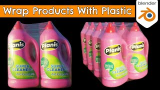 How to wrap objects with plastic  Blender 41 Tutorial [upl. by Liscomb]