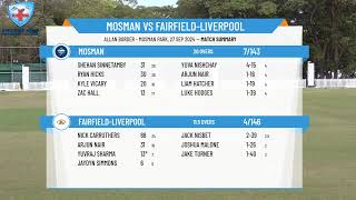 Mosman v Campbelltown Camden [upl. by Madelin405]