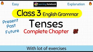 Class 3 English Grammar Tenses  Grade 3 Tenses [upl. by Kalagher857]