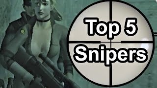 Top 5  Snipers in games [upl. by Lemuela]