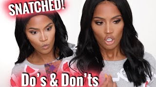 SHE IS SNATCHED  How to HIGHLIGHT amp CONTOUR  MakeupShayla [upl. by Tombaugh618]