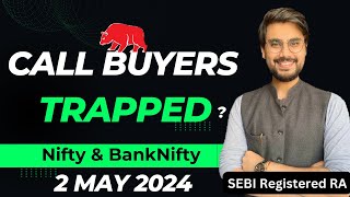 Nifty and BankNifty Prediction Thursday Expiry 2 May 2024 Hero Zero Strategy  Rishi Money [upl. by Alfi999]