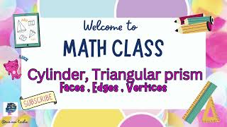 3D cylinder and Triangular prism [upl. by Ailima]