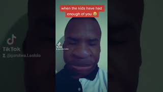 when the kids have had enough of you😭Botswana comedy Botswana tik tok😭comedy [upl. by Farica]