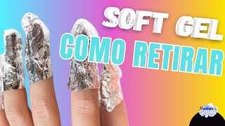 cómo retirar uñas soft gel  apres gel paso a paso [upl. by Geoffrey]