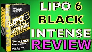 Lipo 6 Black Intense By Nutrex Review [upl. by Ingram]