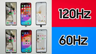 120Hz vs 60Hz Samsung S24 Ultra vs iPhone 15 Pro Max vs Pixel 8 Pro EXTREME Battery Drain Test [upl. by Gabbi527]