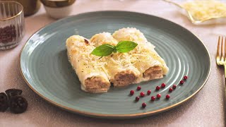 Canelones de carne con bechamel [upl. by Adaj]