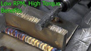 Testing a New High TorqueLow RPM Die Grinder [upl. by Alak715]