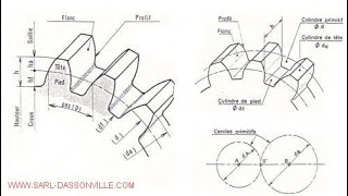 Free SolidWorks Training and Tutorials  comment dessiner une roue dentée avec SOLIDWORKS [upl. by Elletsirk]