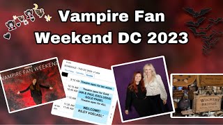 Vampire Diaries Convention Washington DC 2023 🖤😍  Vlog Deutsch [upl. by Ayadahs818]