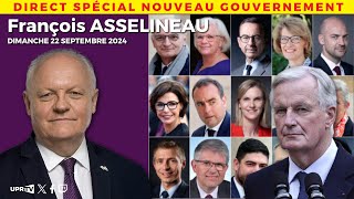 François Asselineau  Direct spécial nouveau gouvernement [upl. by Zima]