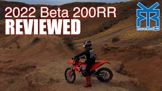 2022 Beta 200RR Dirtbike Review  Italian Enduro Motorcycle [upl. by Lhamaj]