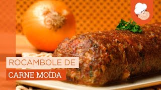 Rocambole de carne moída — Receitas TudoGostoso [upl. by Seigler877]