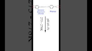 Coupling Reaction  Benzene diazonium chloride with Aniline  p  amino azo benzene  Chemistry 12 [upl. by Wehhtam]