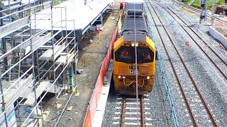 MP3 with DL9452 heading South through Pukekohe  Waitangi Day  2024 [upl. by Kinnie]