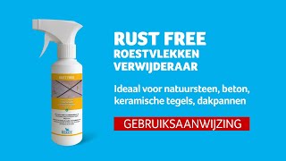 Verwijder roestvlekken van je vloer of terras met Rust Free  BERDY [upl. by Langer]