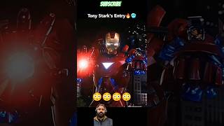 Iron man Entry  Tony Stark entry Marvel  Avengers  ironman tonystark ytshort shorts marvel [upl. by Nellda]