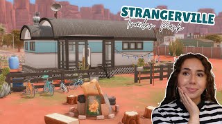 StrangerVille Trailer Park  The Sims 4 Speed Builds [upl. by Norok]