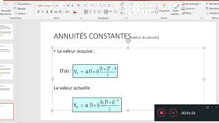 annuite constante debut de periode [upl. by Tisbe]