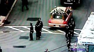 Whitney Houston Casket Carried to Hearse [upl. by Oirotciv]