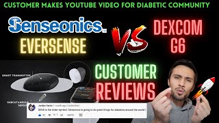 Diabetic Customer talks SENSEONICS vs Dexcom SENS Eversense CGM product SENS stock SENS news [upl. by Ahsino]