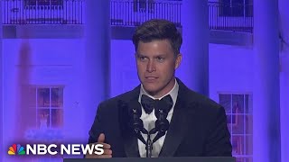 Watch Colin Jost roast the room at 2024 White House Correspondents’ dinner [upl. by Myriam762]