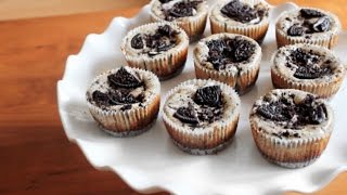 Mini Oreo Cheesecakes  SweetTreats [upl. by Nerrej397]