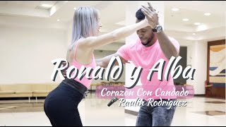 Corazon Con Candado  Raulin Rodriguez  Ronald y Alba Bachata Dance at Bachata King 2019 [upl. by Nnomae605]