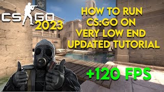 2023 UPDATE How To Run CSGO on 2GB RAM LOWEST GRAPHICS POSSIBLE [upl. by Anen]