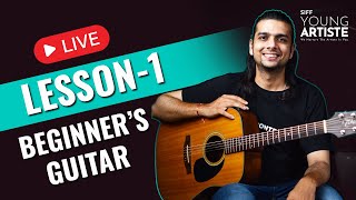 LIVE Lesson 1  Beginners Guitar Lesson  Introduction to Guitar 🎸 guitar siffyoungartiste [upl. by Akeme658]