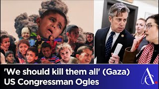 We should kill them all  US Congressman Ogles on Palestinians in Gaza [upl. by Nwahsuq]