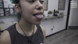 Tongue Piercing Instructional and what to expect [upl. by Renfred362]