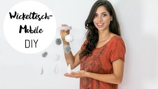 Wickeltisch Mobile DIY [upl. by Sucramd]