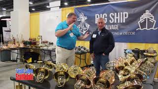 Big Ship Salvage The 2019 Novi Boat Show [upl. by Yeslehc210]