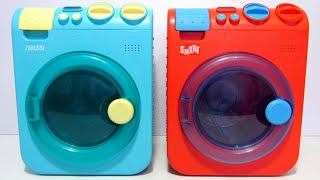 Two Toy Washing Machines Smart and Zanussi Running at the same time [upl. by Haseefan]