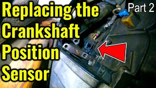 How to replace the Crankshaft Position Sensor 1999  2006 Chevrolet GMC 53 L [upl. by Eldreeda]