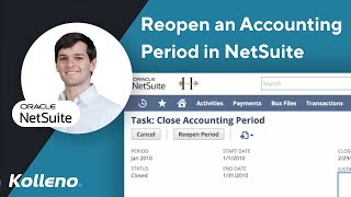 NetSuite Tutorial  How To Reopen an Accounting Period in NetSuite [upl. by Hanfurd]