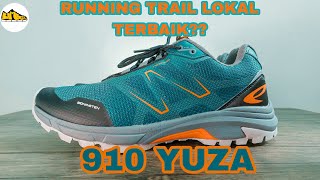 SEPATU RUNNING TRAIL TERBAIK  REVIEW 910 YUZA [upl. by Brink]