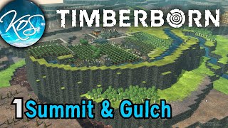 Timberborn Summit amp Gulch Cities 1  Aqueducts amp Vertical Power [upl. by Susanna321]