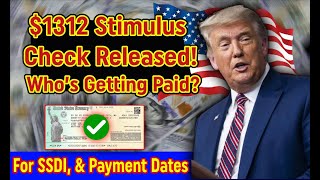 1312 Stimulus Check Payment Released These citizens are getting paid  Stimulus Check Update Today [upl. by Adlog]