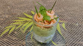 Recette Verrine avocat saumon fumé et petit suisses facile et rapide un régale ❤️ ❤️ [upl. by Maril]