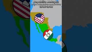 Historia Meksyku w skrócie countryballs edit map history mexico [upl. by Ednargel]