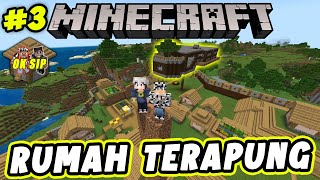 MEMBINA RUMAH TERAPUNG YANG PERTAMA  OK SIP3 MINECRAFT MALAYSIA [upl. by Annohs]